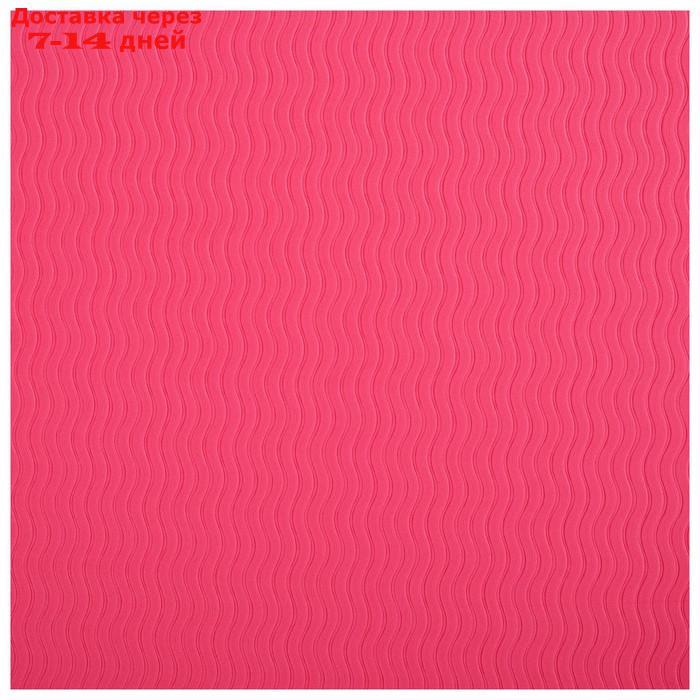 Коврик для йоги 183 х 61 х 0,6 см, цвет розовый - фото 5 - id-p190534747