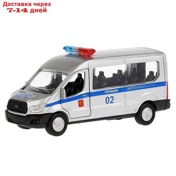 Машина "Полиция Ford Transit", 12 см, инерционная, открывающиеся двери, металлическая - фото 1 - id-p190527551