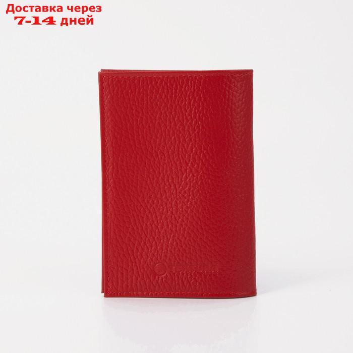 Обложка для паспорта, цвет красный - фото 2 - id-p190529941