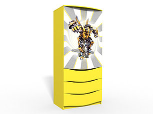 Шкаф с ящиками"Бамбли" Желтый, фото 2