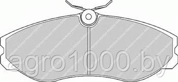 КОЛОДКИ ТОРМОЗНЫЕ ДИСКОВЫЕ FDB909 DN