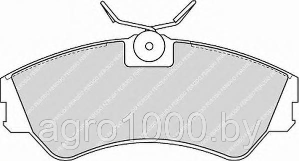 КОЛОДКИ ТОРМОЗНЫЕ ДИСКОВЫЕ FDB991 DN