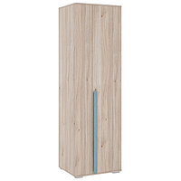 Шкаф двухдверный «Лайк 02.01», 620 × 550 × 2100 мм, цвет дуб мария / индиго
