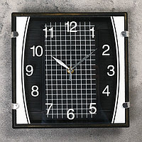 Часы настенные, серия: Классика, "Матао", дискретный ход, d-22 см, 23 х 23 см