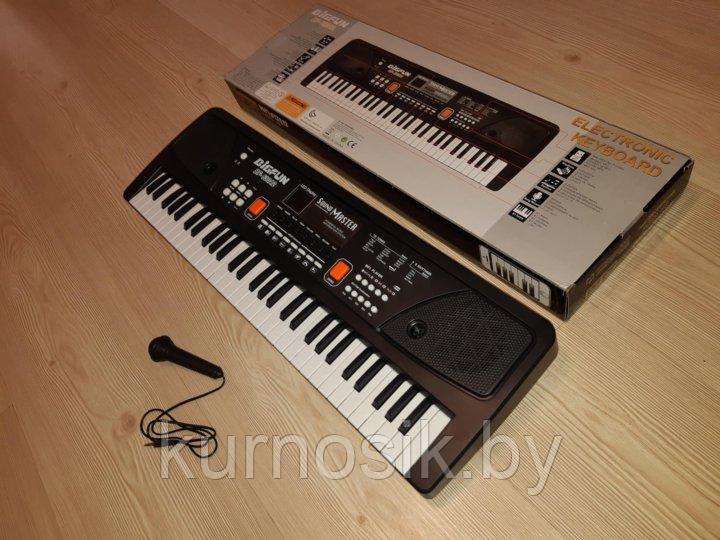 Детский синтезатор с микрофоном, с USB и MP3, от сети 49 клавиш Bigfun BF-530A2 - фото 4 - id-p190815659