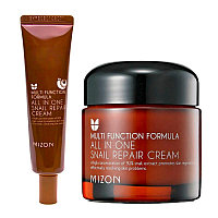 Крем с муцином улитки для лица MIZON All In One Snail Repair Cream - 35/75 мл