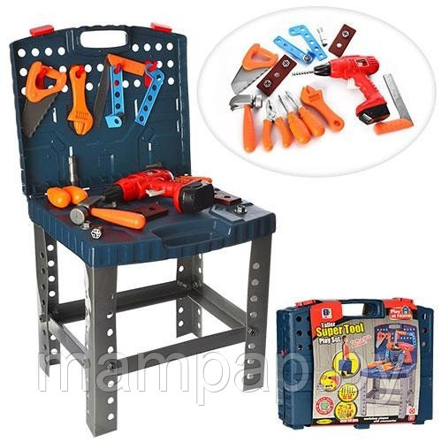 661-74 набор инструментов для мальчика "Набор строителя" Super Tool - фото 1 - id-p190857003