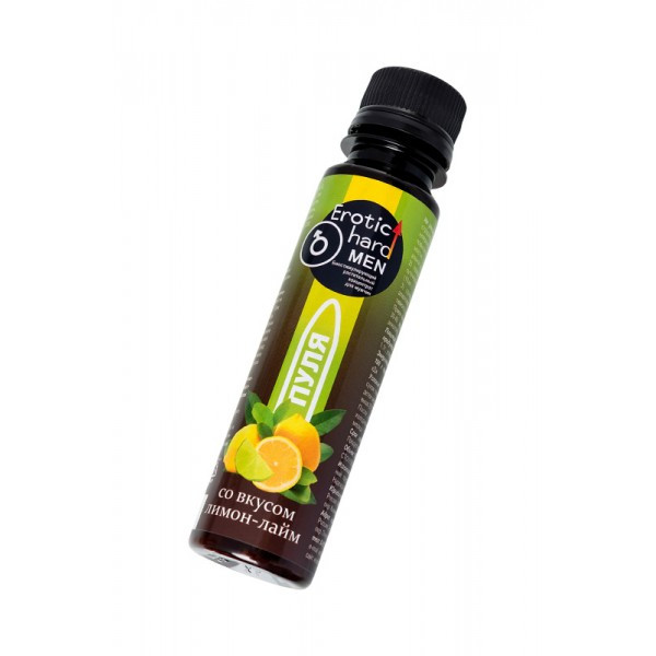 Биостимулирующий концентрат для мужчин Erotichard, со вкусом лимона и лайма, 100 мл - фото 4 - id-p190859316