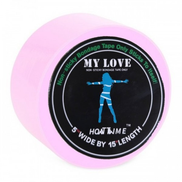 Светло-розовая бондажная лента My Love 15 м - фото 1 - id-p190860432