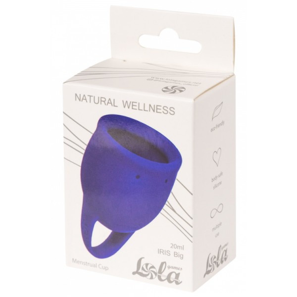 Менструальная чаша Natural Wellness Magnolia Iris Blue 20 мл - фото 1 - id-p190862520