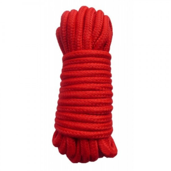 Верёвка для бондажа красная 10 м - фото 1 - id-p190859881