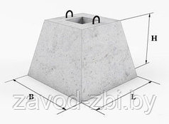 Фундамент панели бетонного забора ФО 9.9.5-1 F150