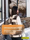 Жилет из овечьей шерсти Теплый шерстяной Меховой утепленный удлиненный Жилетка утепленная, фото 5