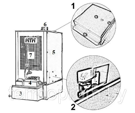 Нагреватели воздуха на отработанном масле - фото 10 - id-p190871409