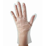 Одноразовые перчатки из термопластэластомера прозрачные, 200 штук (размер М, L) Deltagrip, фото 2