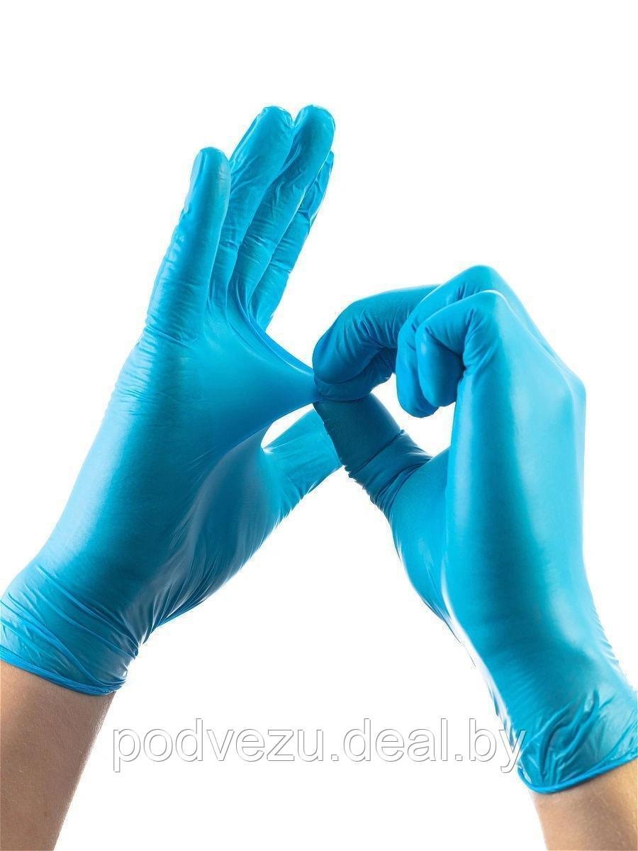 Перчатки (M, L, XL, 50 пар, 100 шт) нитриловые нестерильные одноразовые