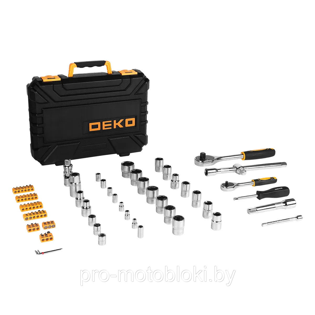 Набор инструмента для авто в чемодане DEKO DKMT72 SET 72 - фото 3 - id-p158584894