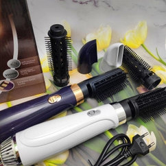 Профессиональный  фен- стайлер для завивки и сушки волос 3 в 1 Salon Hair Care Remington RE-2060 (3 насадки,