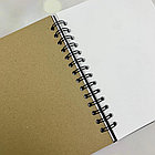 Скетчбук блокнот с плотными листами Sketchbook 5 видов бумаги (белая, клетка, чёрная, крафтовая, в точку, А5,, фото 6