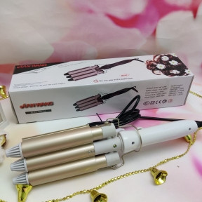 Тройная плойка для создания средних локонов Hair Curler Wang D22 - фото 1 - id-p153787319