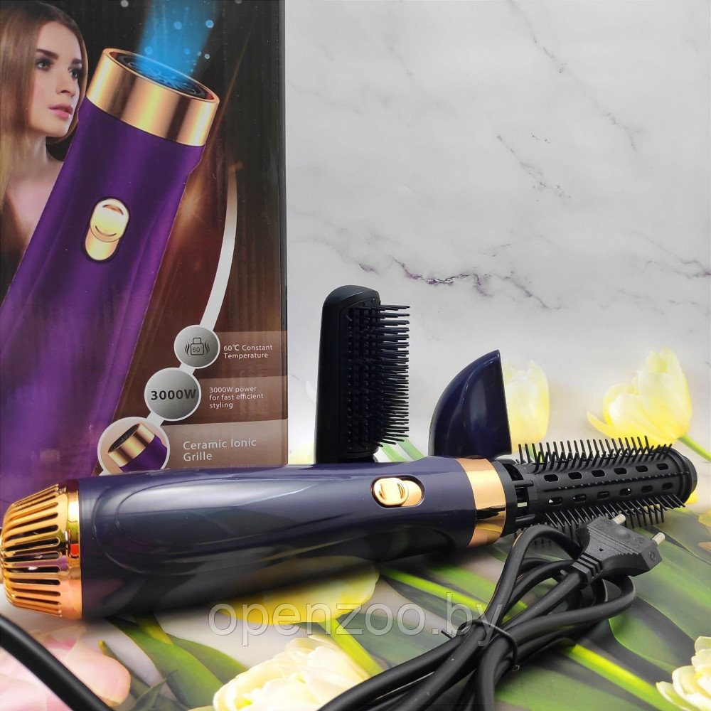 Профессиональный фен- стайлер для завивки и сушки волос 3 в 1 Salon Hair Care Remington RE-2060 (3 насадки, - фото 2 - id-p190874759