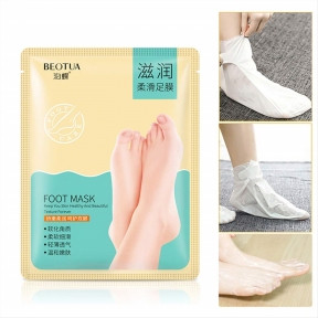 Отшелушивающая маска - носочки для ног Beotua Foot Mask 35 g (увлажнение, смягчение, очищение, нежное - фото 1 - id-p131224773
