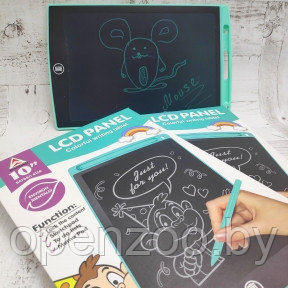 Графический планшет для рисования и заметок со стилусом LCD Panel Сolorful Writing Tables 10 - фото 1 - id-p190874784