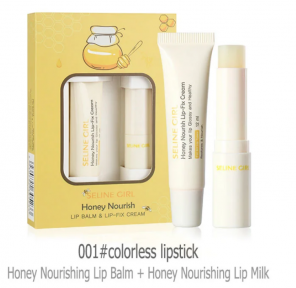 Набор для ухода за губами с экстрактом меда Honey Nourish Lip Balm Lip-Fix Cream (бальзам крем для губ) - фото 1 - id-p163913231