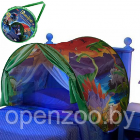 Детская палатка для сна Dream Tents (Палатка мечты) Зеленая Тропики - фото 1 - id-p170173391