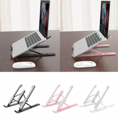 Портативная складная подставка для ноутбука, планшета или электронной книги NW-17 Розовый