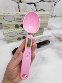 Электронная мерная ложка-весы Digital Spoon Scale 500g х 0,1g Розовая - фото 1 - id-p118861615