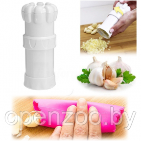 Мельница для чеснока Garlic master/чесночный ручной пресссиликоновый рулон для чистки - фото 1 - id-p152476422