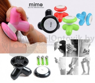 Ручной вибро массажёр для всех участков тела Mimo Massager XY3199 /работает от USB или батарейки (Мимо - фото 1 - id-p109389161