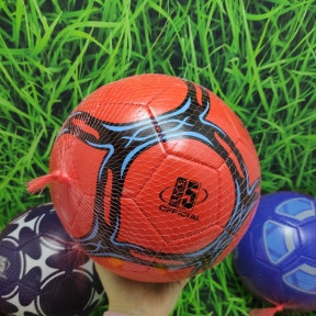 Футбольный мяч Ball, d 20 см Красный/черный - фото 1 - id-p153787676