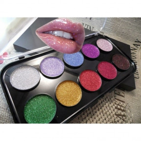 Глиттер (палетка теней) для век MAC 10 Ultra Pigmented Glitter Shadows 10 цветов