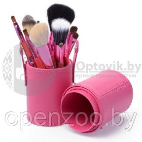 Набор кистей для макияжа MAC в тубусе, 12 кистей Pink (розовый) - фото 1 - id-p92878196