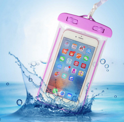 Водонепроницаемый чехол для телефона (для подводной съемки) Фиолетовый