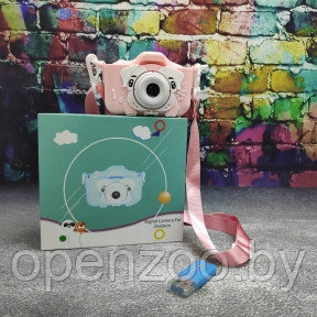 (VIP качество) Детский фотоаппарат Childrens Fun Camera Моя первая селфи камера 2 Розовая собачка - фото 1 - id-p150224977