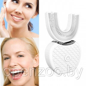 Ультразвуковая электрическая отбеливающая зубная щетка Toothbrush Cold Light Whitening Белый