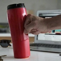 Непадающая кружка термос Mighty Mug Travel Mug The Mug That Wont Fall Over, 550 мл Красная