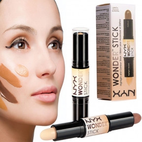 Ликвидация Корректор - карандаш NYX Wonder Stick 2 в 1 (контуринг) WS01 - Light Medium Clair Moyen - фото 1 - id-p109390124