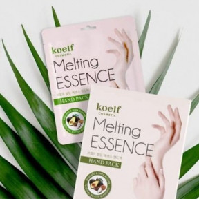 Смягчающая маска-перчатки для рук с маслом Ши и Авокадо Koelf Melting Essence Hand Pack (пара 2 шт) - фото 1 - id-p126457905