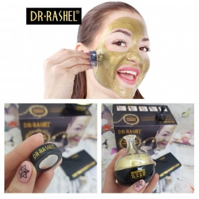 Золотая коллагеновая магнитная маска для лица Dr. Rashel в подарочной упаковке, 80g (глубокая очистка, против - фото 1 - id-p118861716