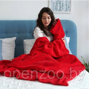 Теплый и уютный плед с рукавами SNUGGIE  Купи сейчас Красный