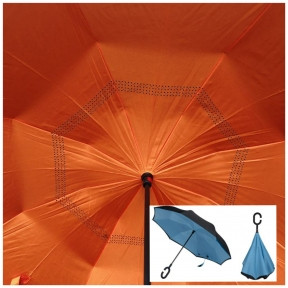 Зонт наоборот UnBrella (антизонт). Подбери свою расцветку настроения Оранжевый - фото 1 - id-p109389415