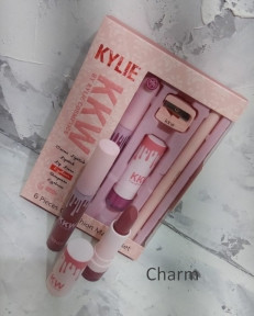 Набор косметики для макияжа KYLIE (Кайли) KKW 6 in1 с точилкой CHARM - фото 1 - id-p109389427