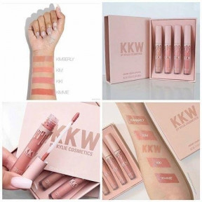 Набор косметики для макияжа KYLIE (Кайли) KKW 6 in1 с точилкой KINBERLY - фото 1 - id-p109389430