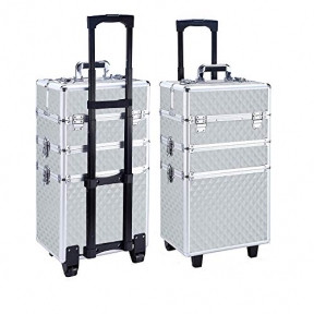 Бьюти кейс (чемодан на колесиках) для визажистов, стилистов, гримеров, мастеров ногтевого сервиса. XXXL 70 Х - фото 1 - id-p123041660