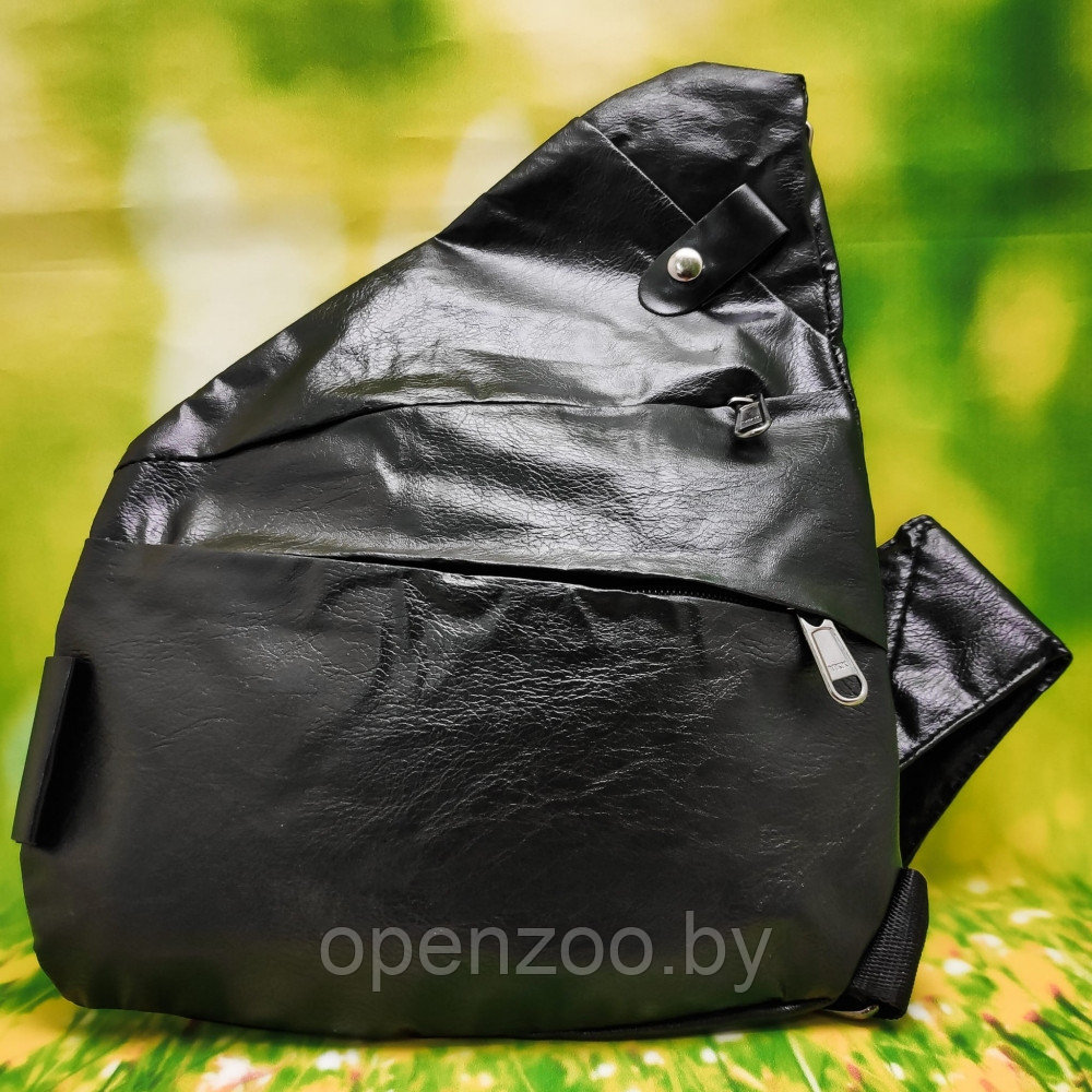 Универсальная сумка-кобура ультратонкая DXYZ (через плечо) Niid Fino Чёрная (экокожа) - фото 5 - id-p163987721