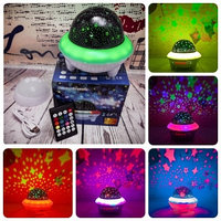 Ночник колонка Летающая тарелка Bluetooth LED Crystal Magik Ball Пульт ДУ Белый корпус